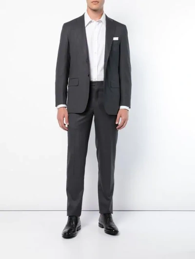 Shop Kiton Two-piece Suit In Grey