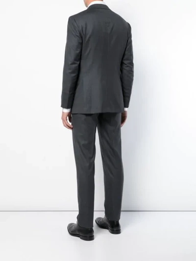 Shop Kiton Two-piece Suit In Grey