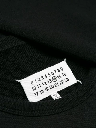 Shop Maison Margiela 'stereotype' Sweatshirt In Black