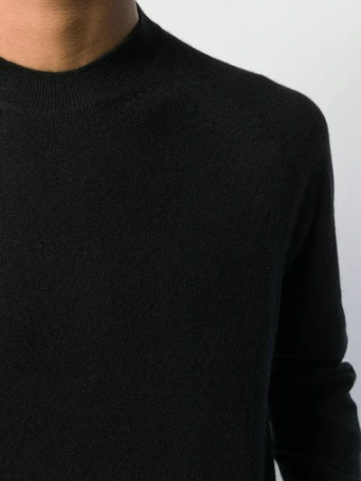 Shop Tom Ford Crew Neck Knitted Jumper In Black
