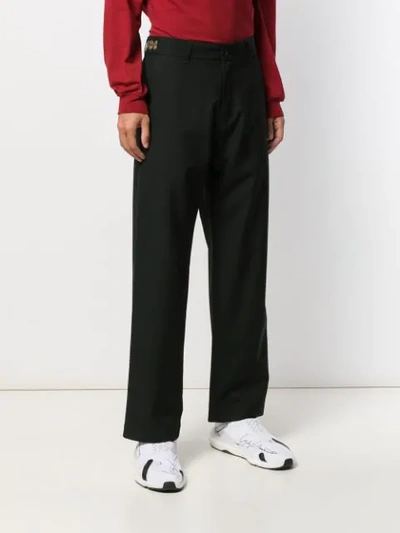 TAILORED EMBROIDERED WAISTBAND TROUSERS