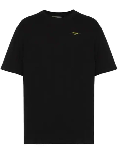 Shop Off-white Arrows Print Oversized T-shirt In Black