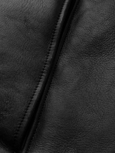 Shop Giorgio Brato Shearling Lining Hooded Coat In Black