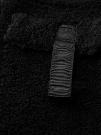 Shop Giorgio Brato Shearling Lining Hooded Coat In Black