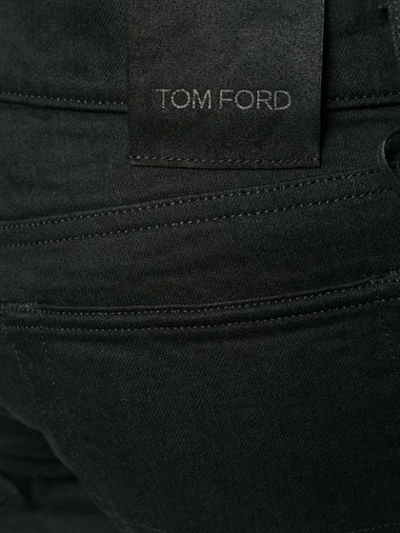 Shop Tom Ford Straight-leg Jeans In Black