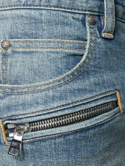 Balmain Litght Vintage Slim Fit Jeans In Blue