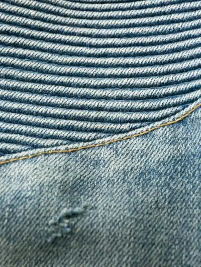 Balmain Litght Vintage Slim Fit Jeans In Blue