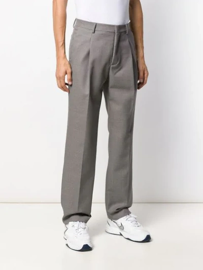 Shop Msgm Logo Patch Loose In 96 Grigio