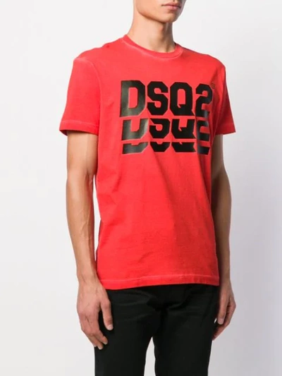Shop Dsquared2 Dsq2 T-shirt In Red
