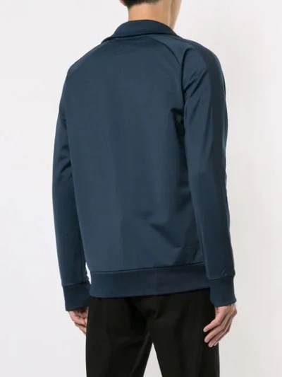 Shop Kent & Curwen Full Zip Sweater In Blue