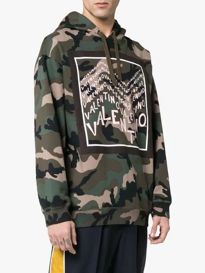 Valentino best sale camo hoodie