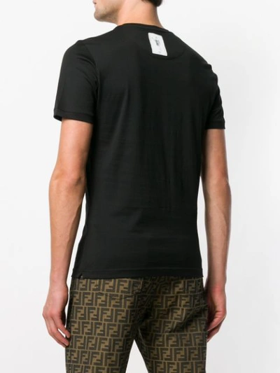 Shop Fendi Printed T In Black