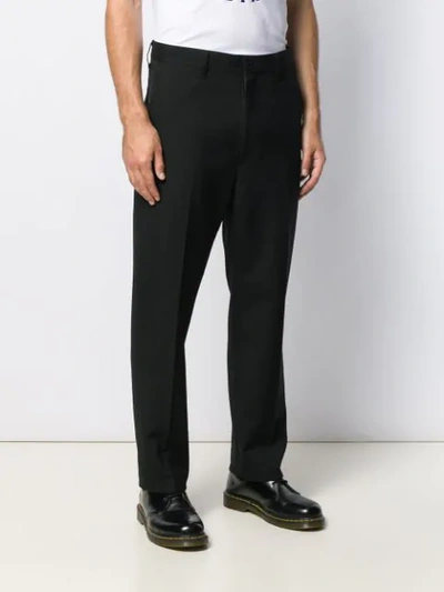 Shop Junya Watanabe Classic Tailored Trousers In Black