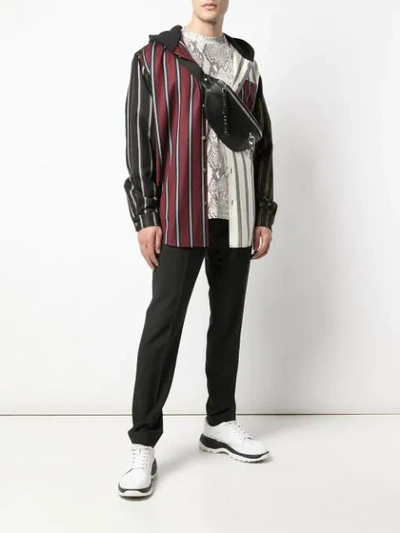 Shop Alexander Wang Striped Shirt In Multicolour