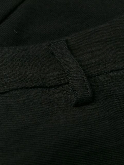 Shop Poème Bohèmien High-rise Tailored Trousers In Black
