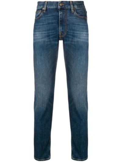 Shop Mauro Grifoni Slim-fit Jeans - Blue