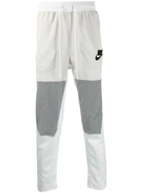 Nike Mesh-panelled Sweatpants In 