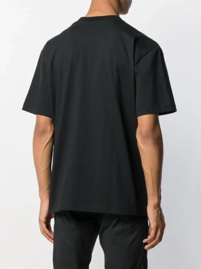 Shop Alexander Wang Printed Logo T-shirt In Black