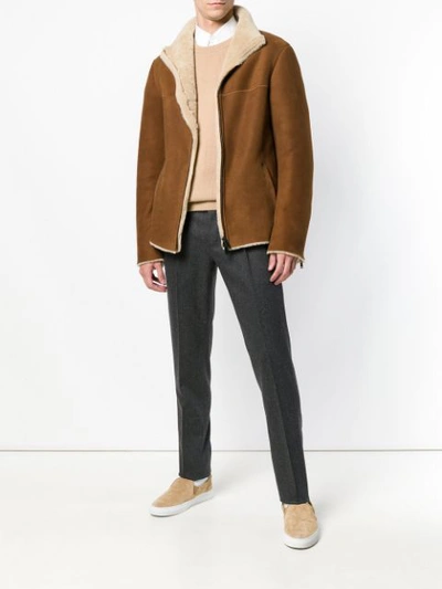 shearling lined jacket