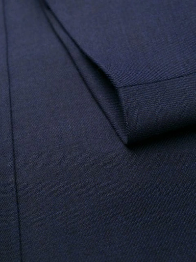 Canali Wool Single Breasted Blazer In Blue