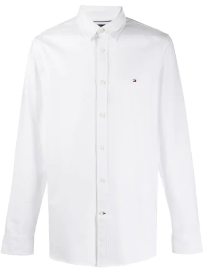 Shop Tommy Hilfiger Dynamic Slim-fit Shirt In White
