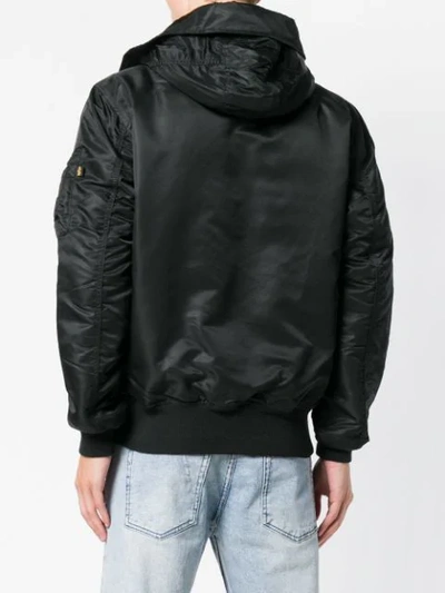 Alpha Industries Flight Jacket In Black