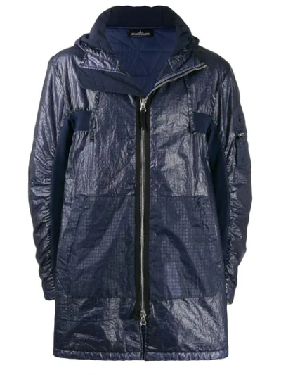 Shop Stone Island Shadow Project Dual In Blue
