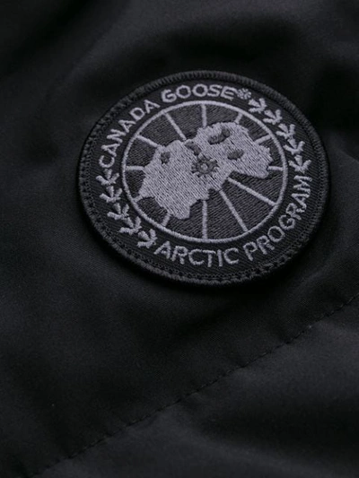 Shop Canada Goose Hooded Puffer Coat In Black