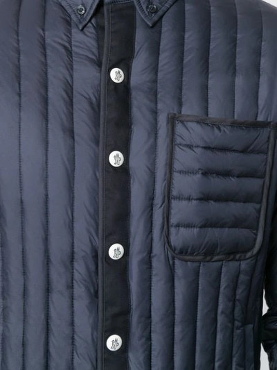 Shop Moncler Casual Padded Jacket In Blue