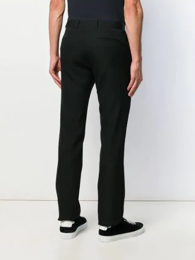 Shop Givenchy Straight Leg Trousers In Black