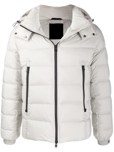 Shop Tatras Hooded Padded Jacket In L.gray