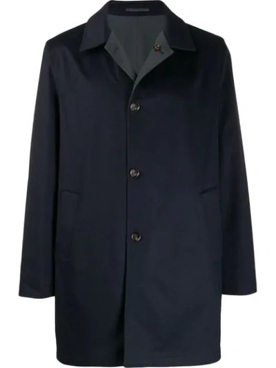 Shop Kired Single-breasted Coat In 1903h Blue