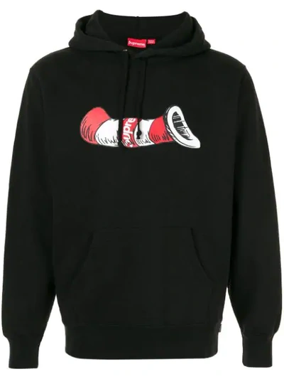 Shop Supreme Cat In The Hat Hoodie In Black