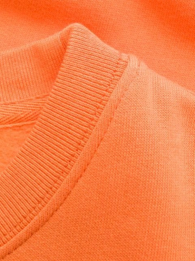 Shop Affix Logo Print Sweatshirt In Orange