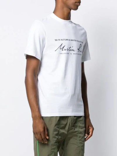 Shop Martine Rose Logo Print T-shirt In White