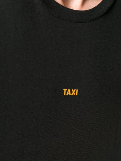 Shop Helmut Lang Taxi Print T-shirt In Black