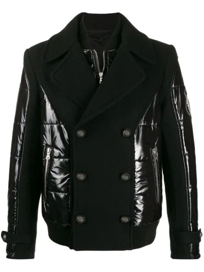 Shop Balmain Doppelreihige Jacke In Black