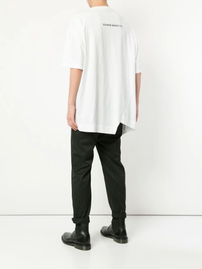 Shop Bmuette Bmuet(te) Asymmetric T-shirt - White