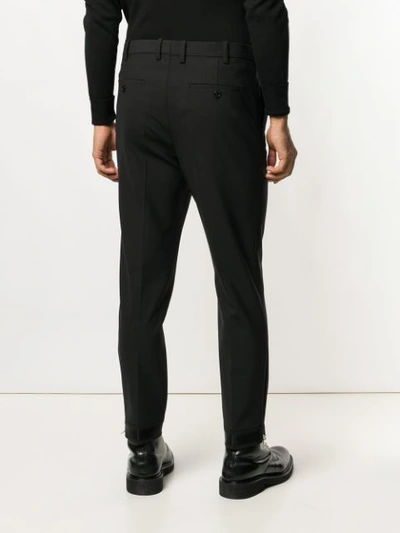 Shop Neil Barrett Classic Tailored Trousers In Black