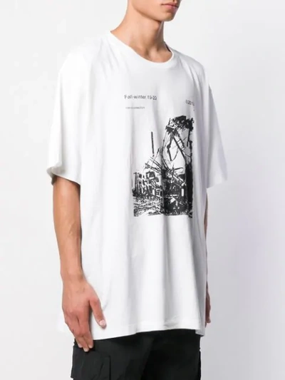 OFF-WHITE RUINED FACTORY T-SHIRT - 白色
