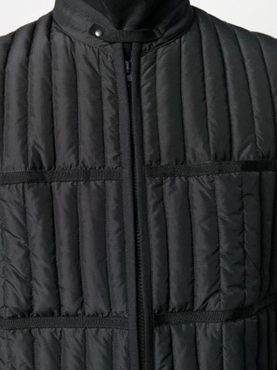 Shop Craig Green Quilted Down Gilet In Black