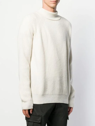 PALTÒ ROLLNECK KNIT SWEATER - 白色