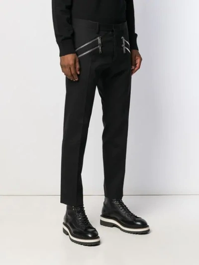 Shop Dsquared2 Cool Guy Fit Trousers In Black