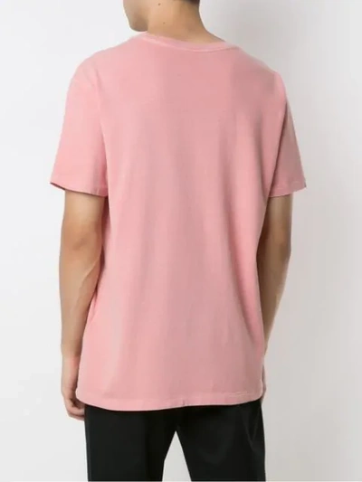 Shop Osklen T-shirt Mit "brasão"-print In Pink