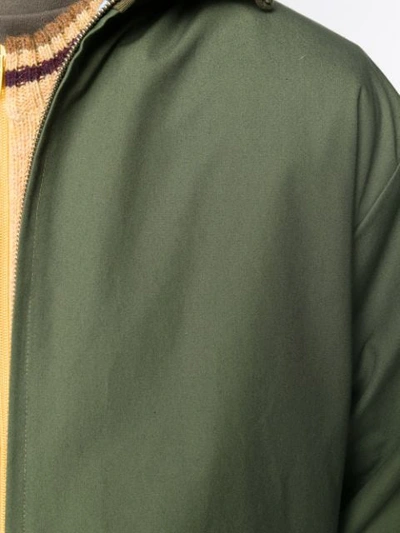 Shop Anglozine Tilson Bomber Jacket In Green