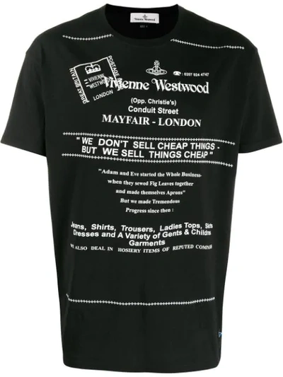 Shop Vivienne Westwood Mayfair T-shirt In Black