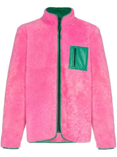 Shop Ashley Williams Alice Fleece Jacket - Pink