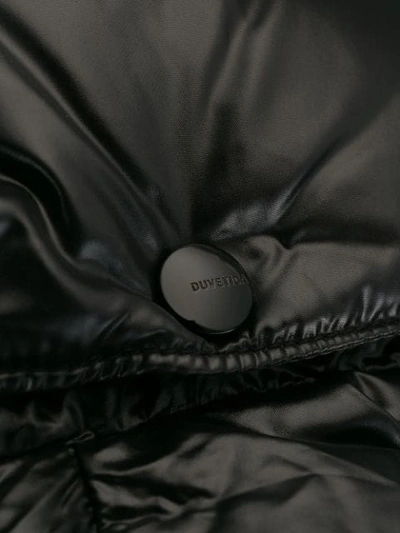 Shop Duvetica Hooded Padded Jacket In Black