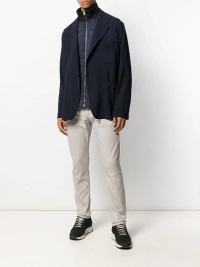 Polo Ralph Lauren Padded Waistcoat Jacket In Blue