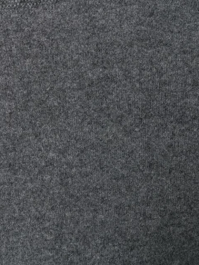 Shop Barba Rib-trimmed Cashmere Jumper In Grey